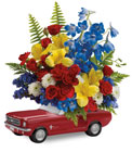 Teleflora's '65 Ford Mustang Bouquet  from Flowers by Ramon of Lawton, OK